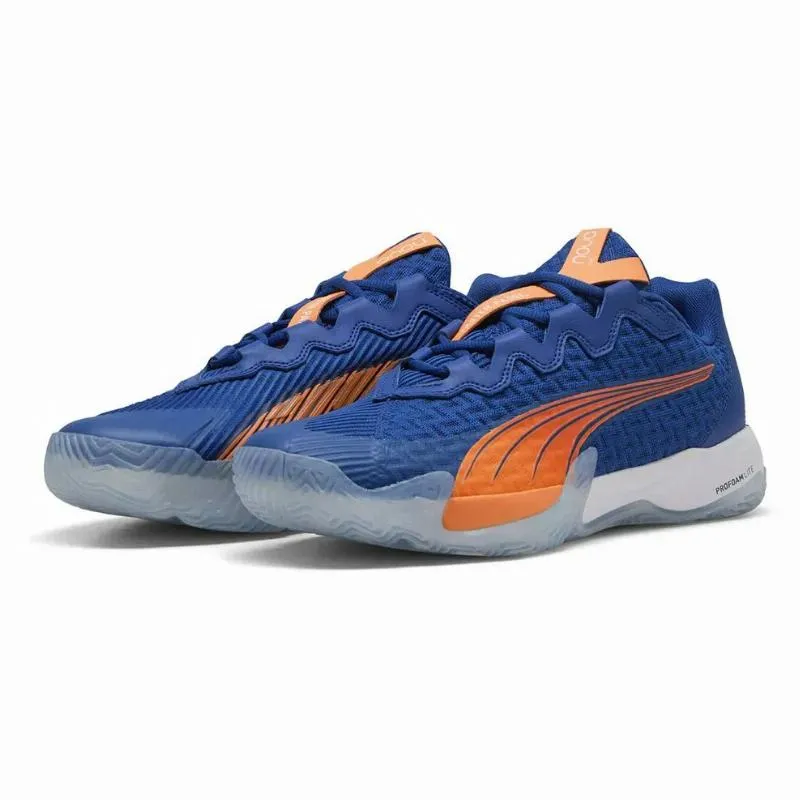Tênis Puma Momo Gonzalez Nova Elite Azul Laranja