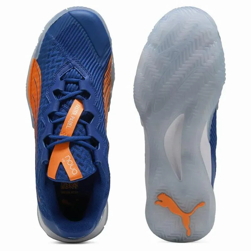 Tênis Puma Momo Gonzalez Nova Elite Azul Laranja