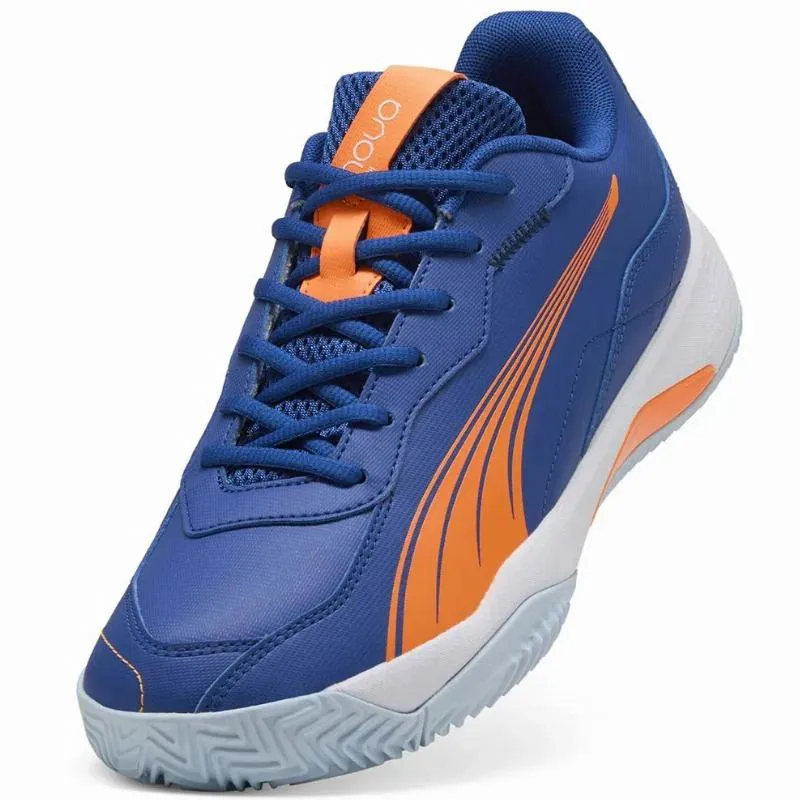 Tênis Puma Nova Smash Azul Laranja