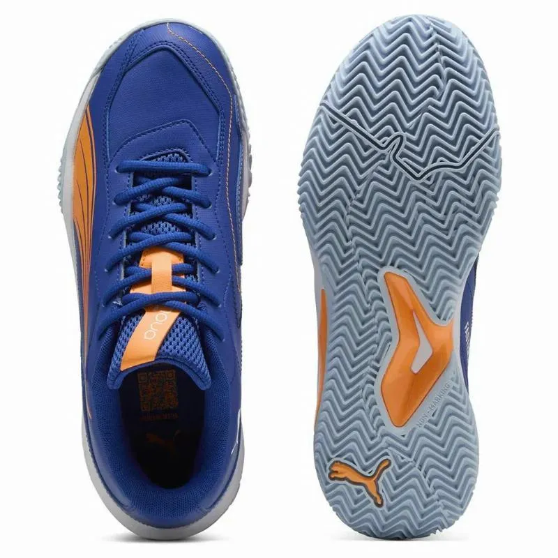Tênis Puma Nova Smash Azul Laranja