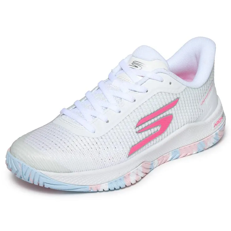 Tênis Feminino Branco Skechers Viper Court Pro 2.0