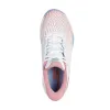 Tênis femininos brancos rosa Skechers Viper Court Reload