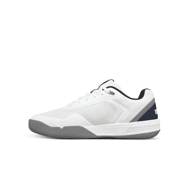 Tênis Wilson Courtglide Branco Azul-Marinho Cinza