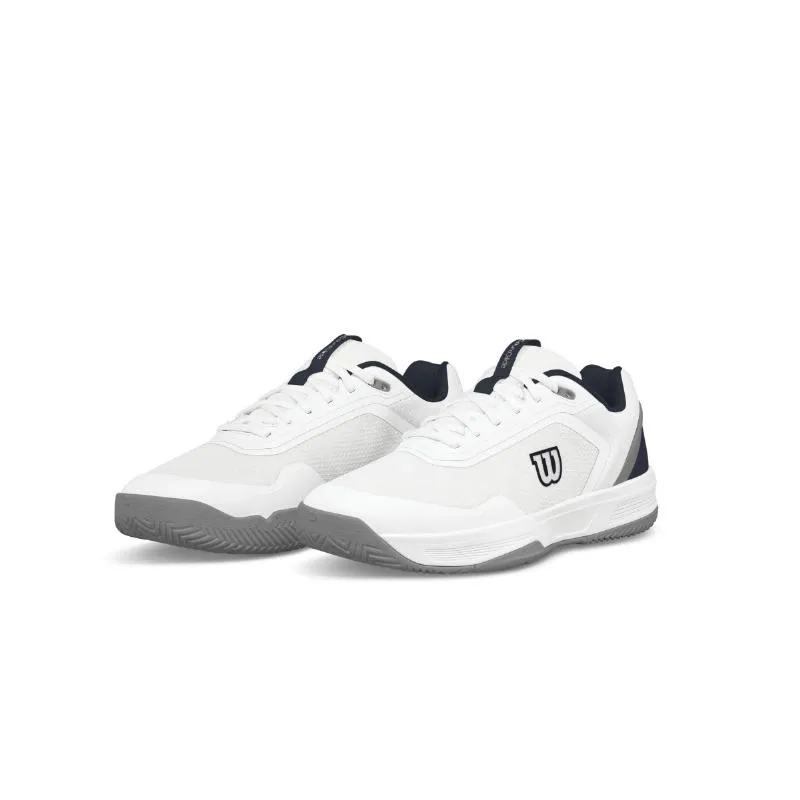Tênis Wilson Courtglide Branco Azul-Marinho Cinza