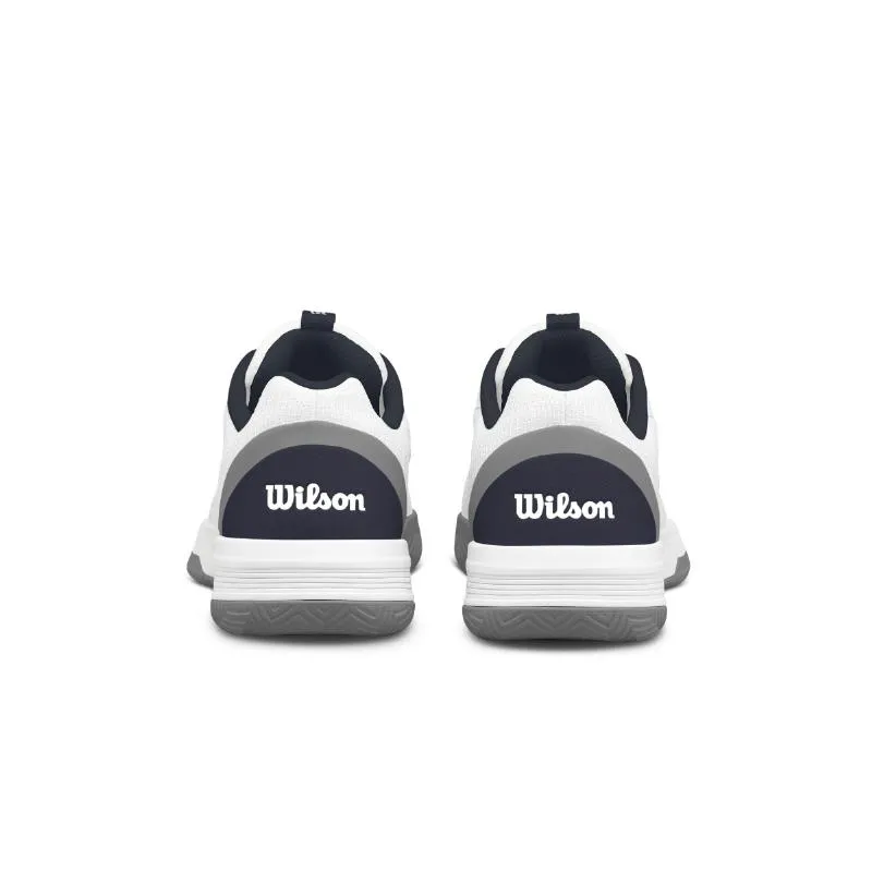 Tênis Wilson Courtglide Branco Azul-Marinho Cinza