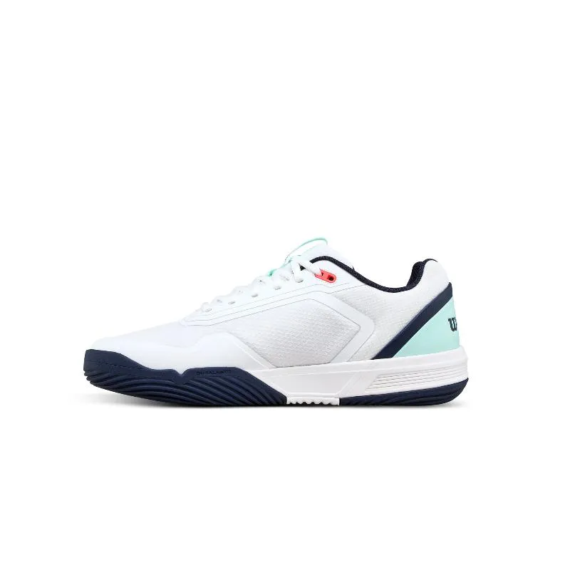Tênis Wilson Courtglide Padel White Aquamarine