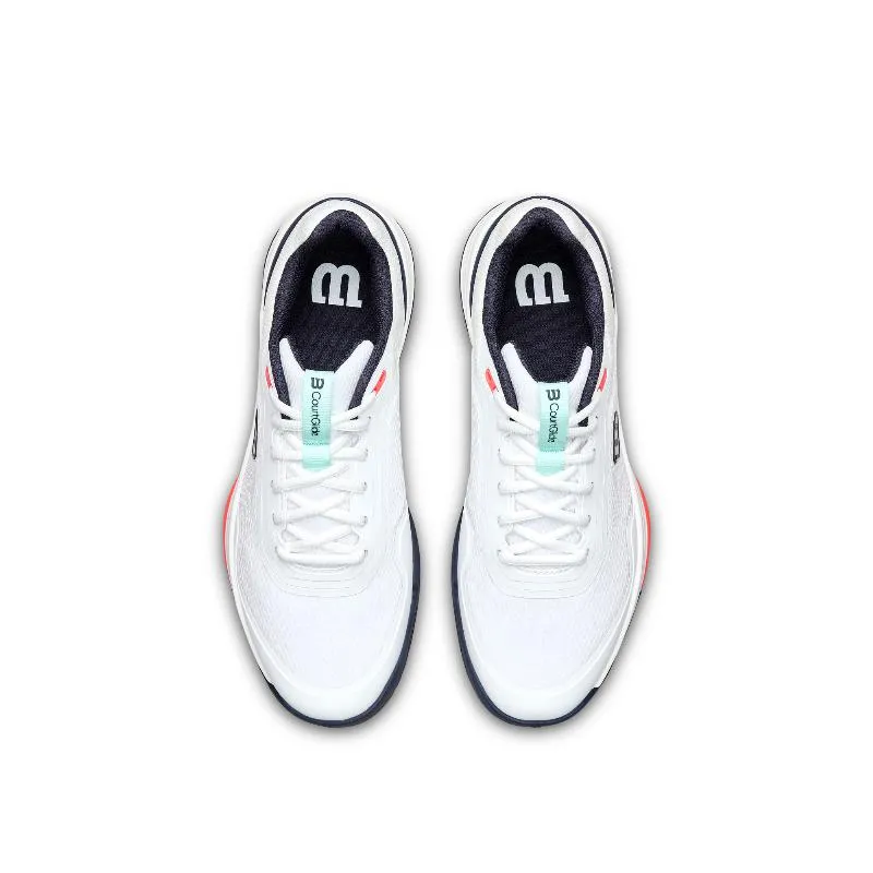 Tênis Wilson Courtglide Padel White Aquamarine
