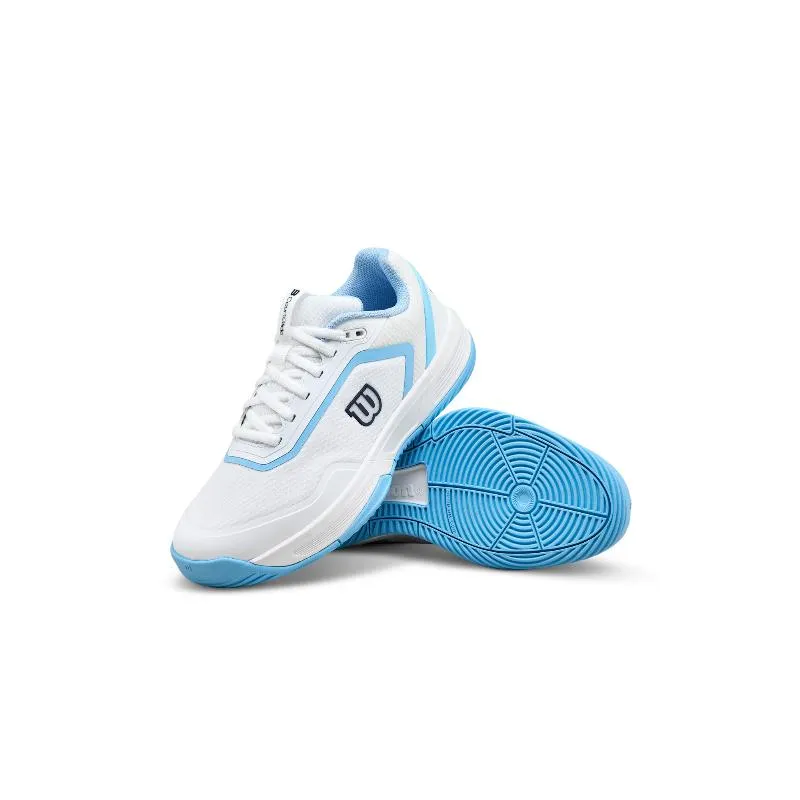 Tênis femininos Wilson Courtglide Padel Branco Azul