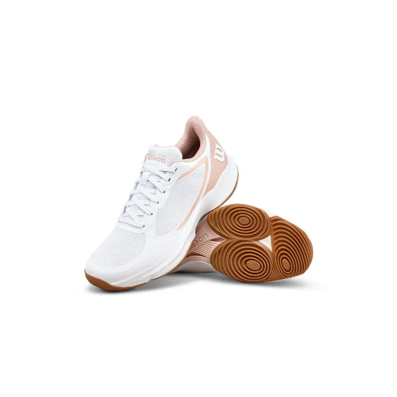 Tênis femininos Wilson Hurakn Lite Branco Rosa