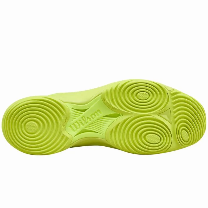 Tênis Wilson Hurakn Pro V2 Fluorescente Amarelo Branco