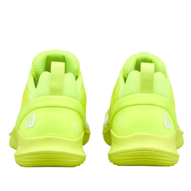 Tênis Wilson Hurakn Pro V2 Fluorescente Amarelo Branco
