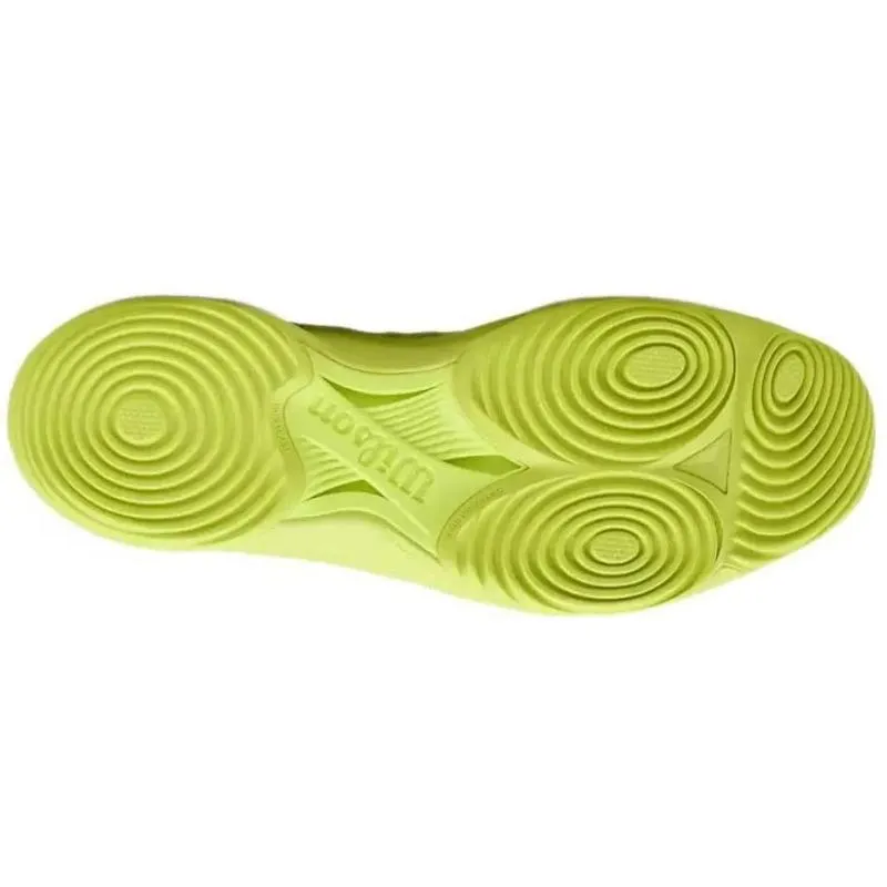 Tênis Wilson Hurakn Pro V2 Fluorescente Amarelo Branco para Mulheres