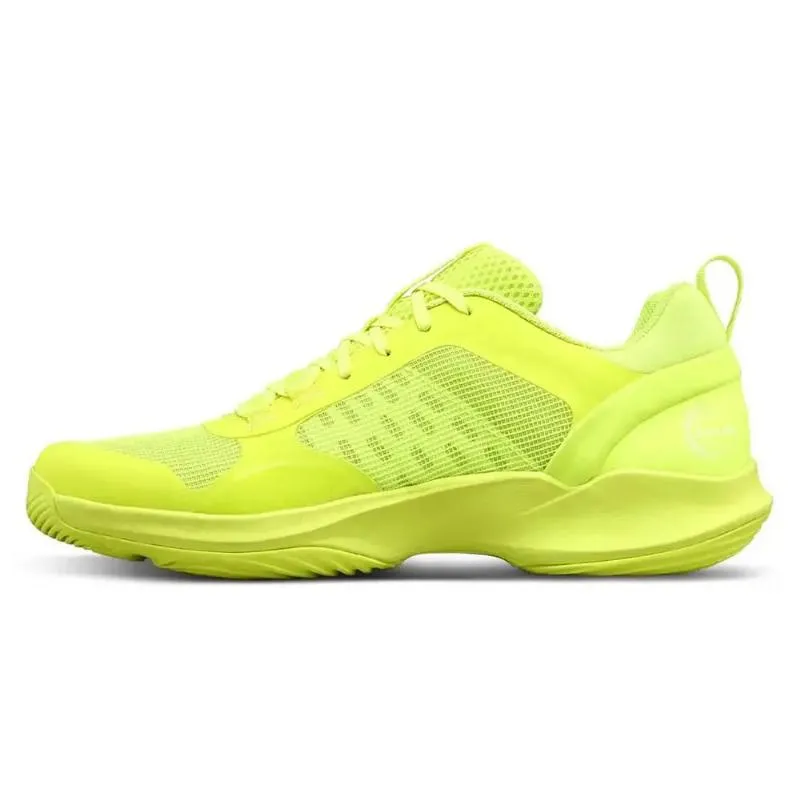 Tênis Wilson Hurakn Pro V2 Fluorescente Amarelo Branco para Mulheres
