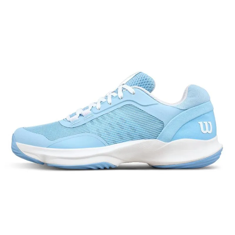 Tênis femininos Wilson Hurakn Pro V2 Azul Claro Branco