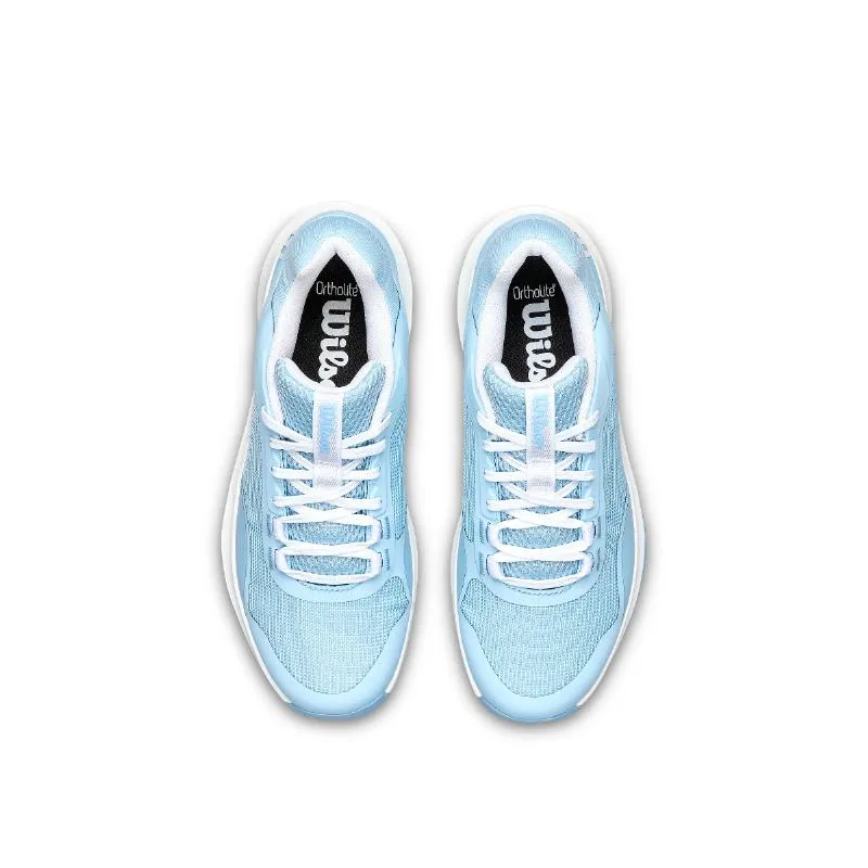 Tênis femininos Wilson Hurakn Pro V2 Azul Claro Branco