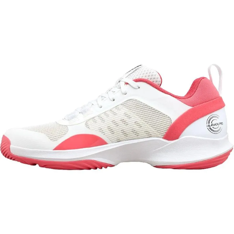 Tênis Wilson Hurakn Pro V2 Branco Rosa Dubarry para Mulheres
