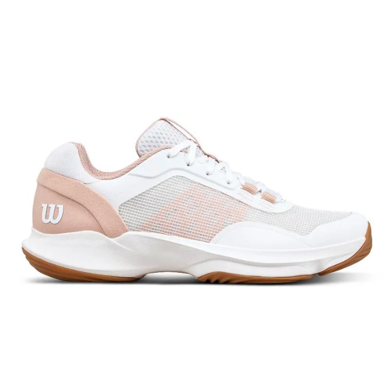 Tênis femininos Wilson Hurakn Pro Pro V2 Branco Rosa