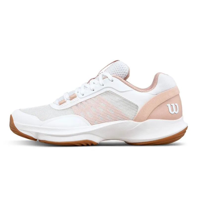 Tênis femininos Wilson Hurakn Pro Pro V2 Branco Rosa