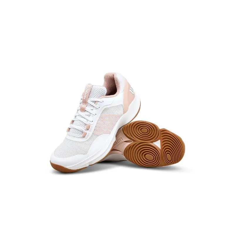 Tênis femininos Wilson Hurakn Pro Pro V2 Branco Rosa