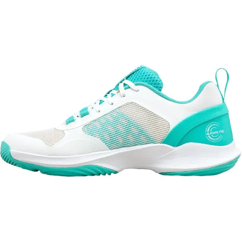 Tênis Wilson Hurakn Pro V2 Branco Turquesa para Mulheres