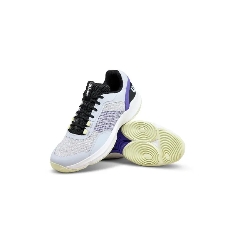 Tênis Wilson Hurakn Pro V2 Cinza Preto Roxo