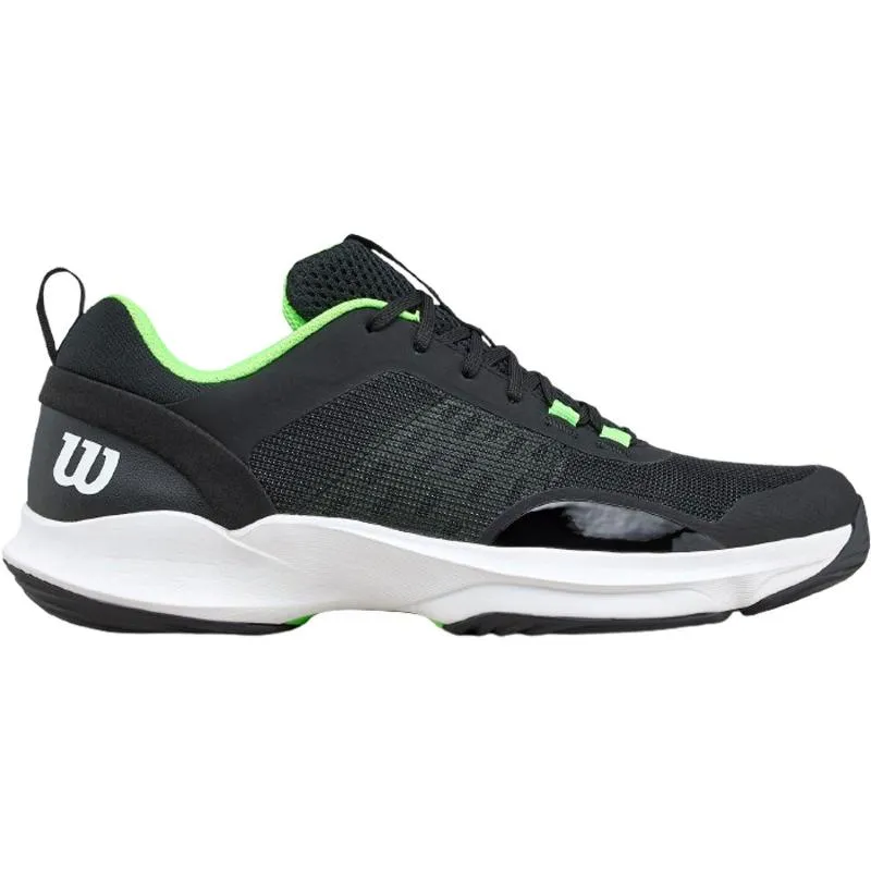 Tênis Wilson Hurakn Pro V2 Preto Branco Verde