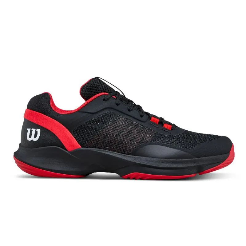 Tênis Wilson Hurakn Pro V2 Preto, Vermelho Branco