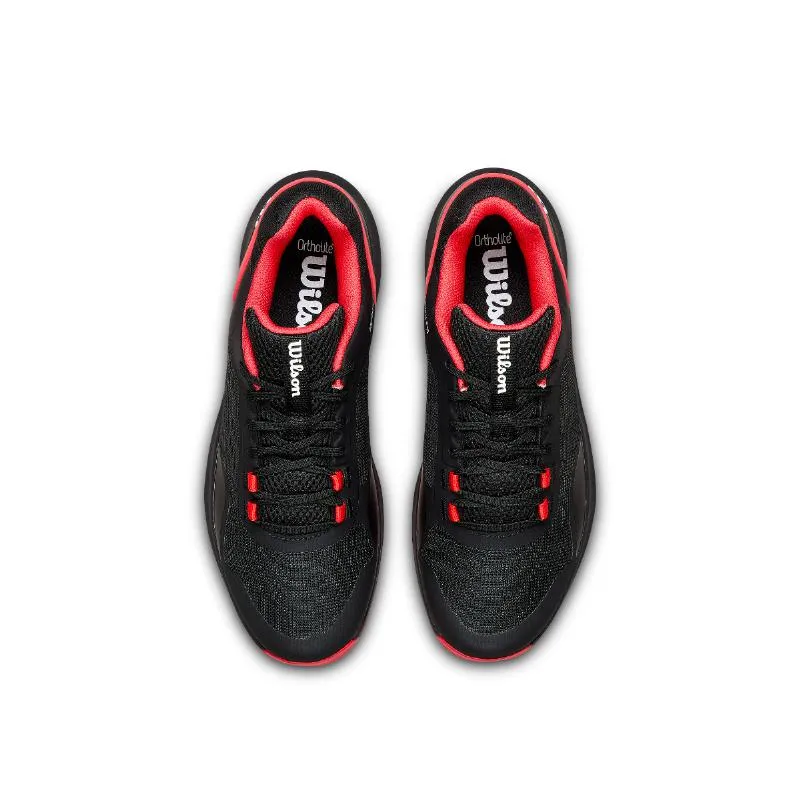 Tênis Wilson Hurakn Pro V2 Preto, Vermelho Branco