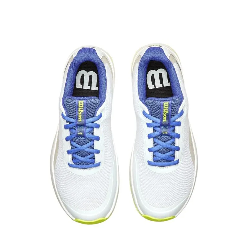 Tênis Wilson Intrigue Lite Branco Azul Amparo para Mulheres