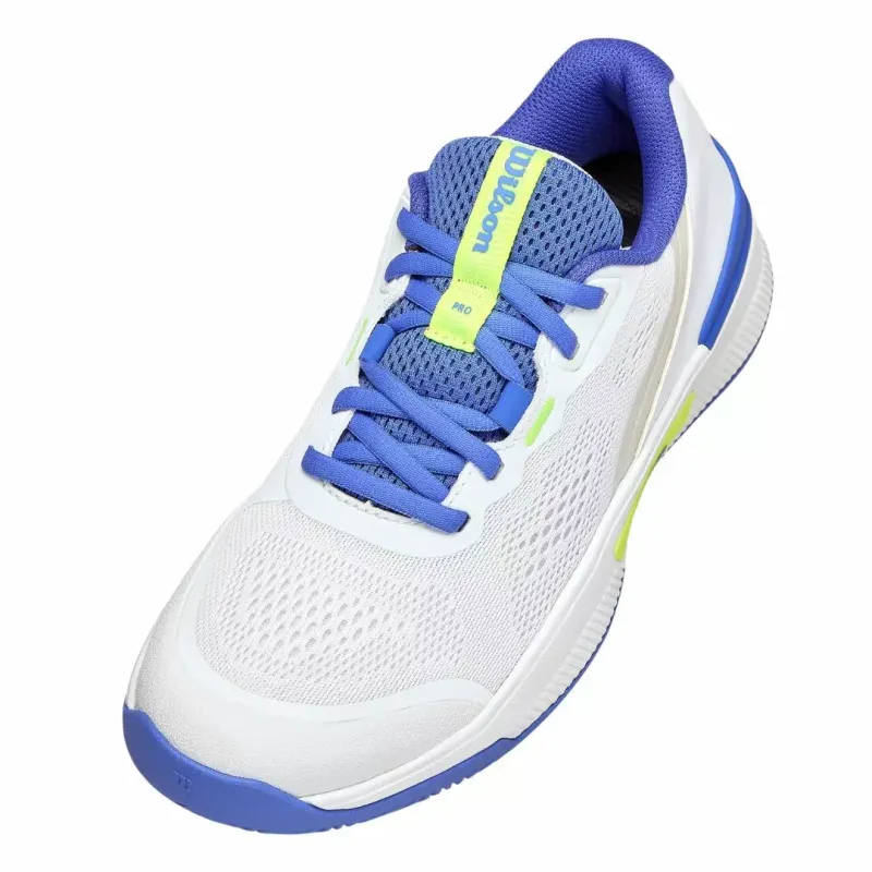 Tênis Wilson Intrigue Pro Branco Azul Feminino