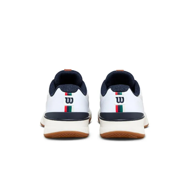 Tênis femininos Wilson Intrigue Pro Clay White Dark Blue