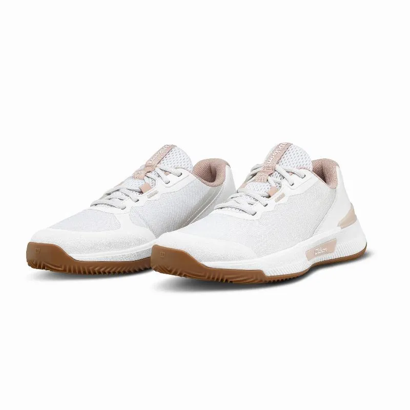 Tênis femininos Wilson Intrigue Pro Clay White Pink