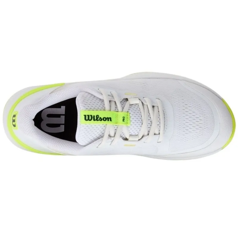 Tênis Wilson Intrigue Pro OZ Branco Amarelo para Mulheres