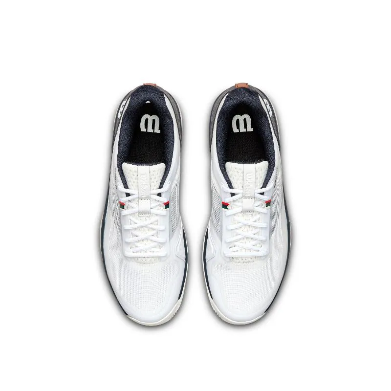 Tênis Wilson Rush Lite 5 Clay White Azul Marinho