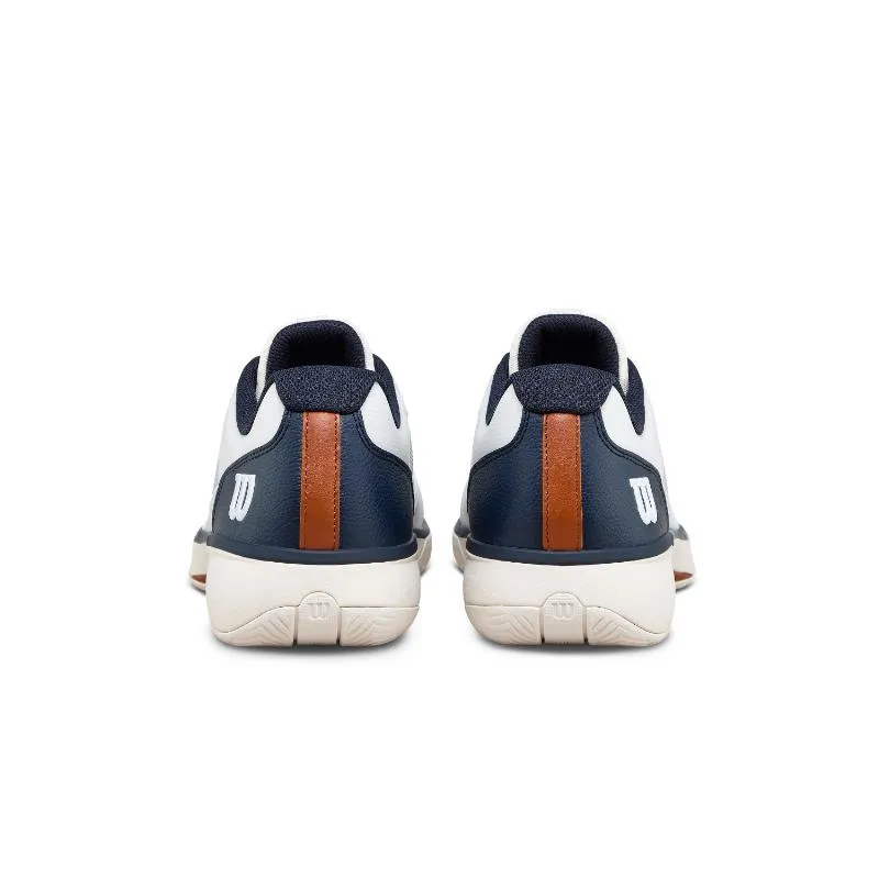 Tênis Wilson Rush Lite 5 Clay White Azul Marinho