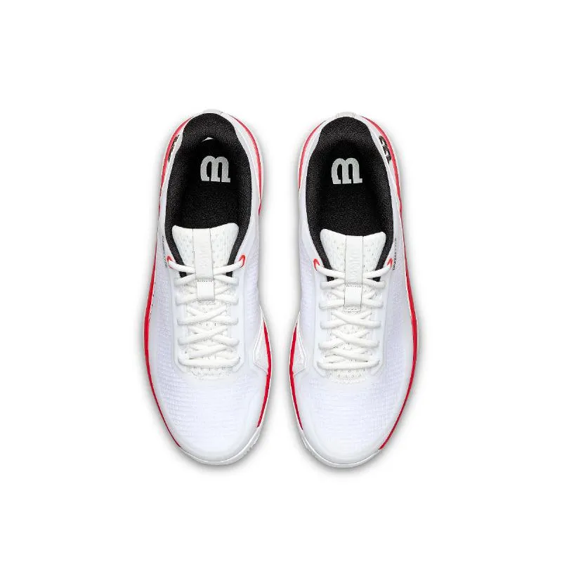 Tênis Wilson Rush Lite 5 Clay White Preto