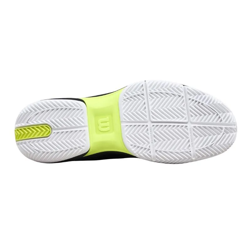 Tênis Wilson Rush Lite 5 Clay Black White
