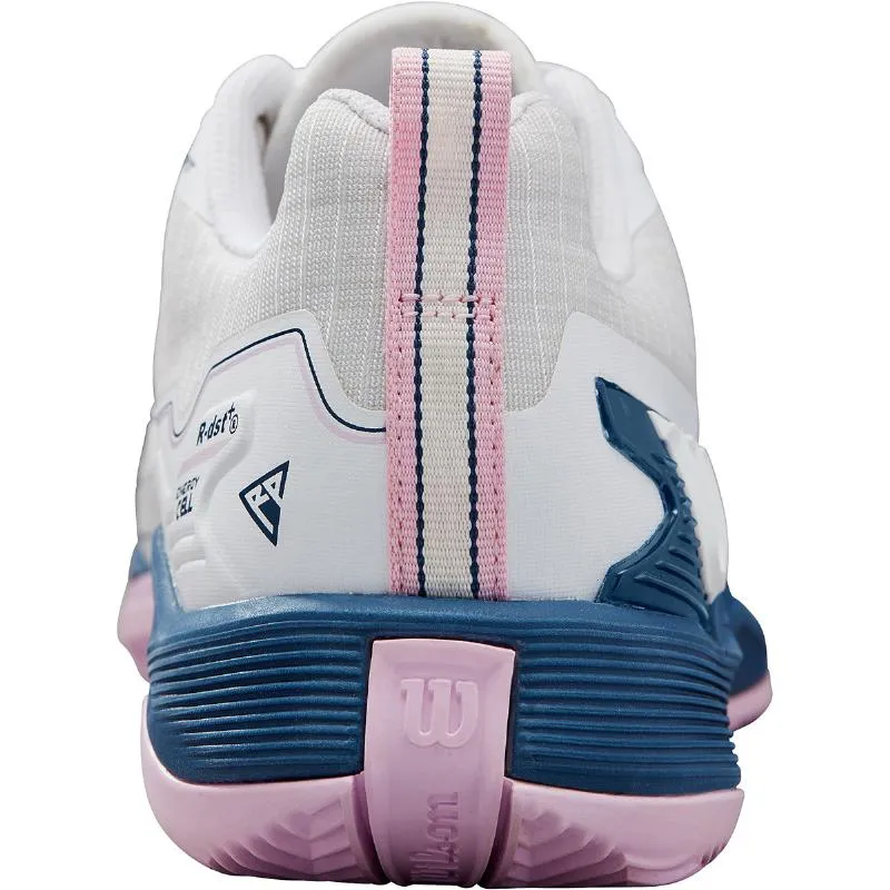 Tênis Wilson Rush Pro 4.5 Clay Branco Azul Feminino