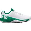 Tênis Wilson Rush Pro 4.5 Clay Branco Verde Preto