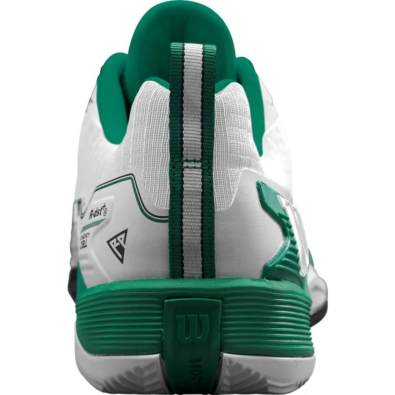 Tênis Wilson Rush Pro 4.5 Clay Branco Verde Preto