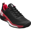 Tênis Wilson Rush Pro 4.5 Clay Preto Vermelho Branco