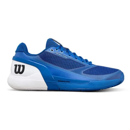 Scarpe Wilson Rush Pro 5 Clay Blue White