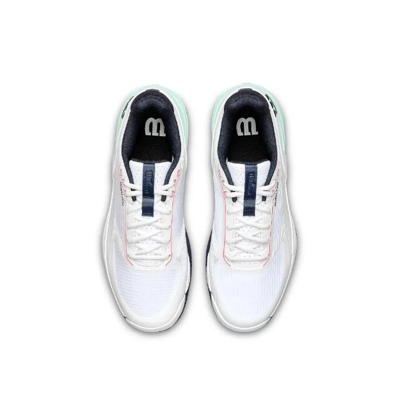 Tênis Wilson Rush Pro 5 Clay White Aquamarine