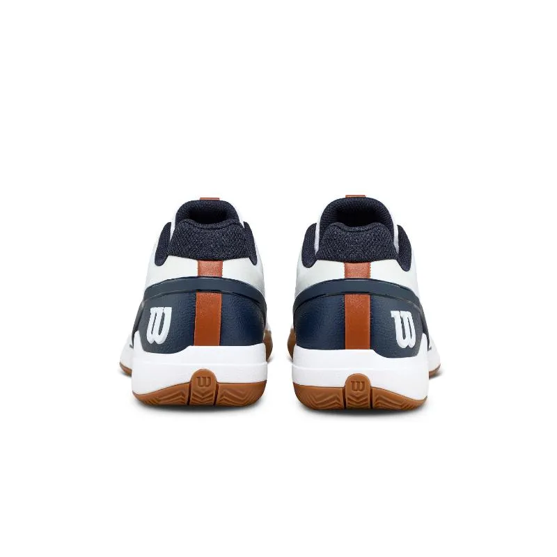 Tênis Wilson Rush Pro 5 Clay White Azul Marinho