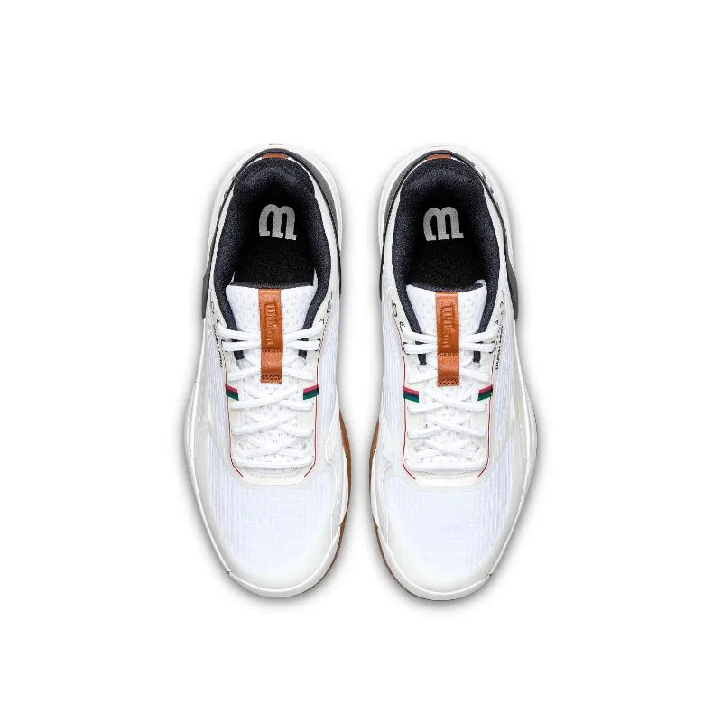 Tênis Wilson Rush Pro 5 Clay White Azul Marinho