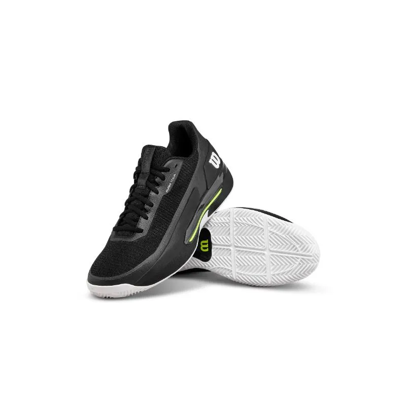 Tênis pretos de argila Wilson Rush Pro 5 Tour