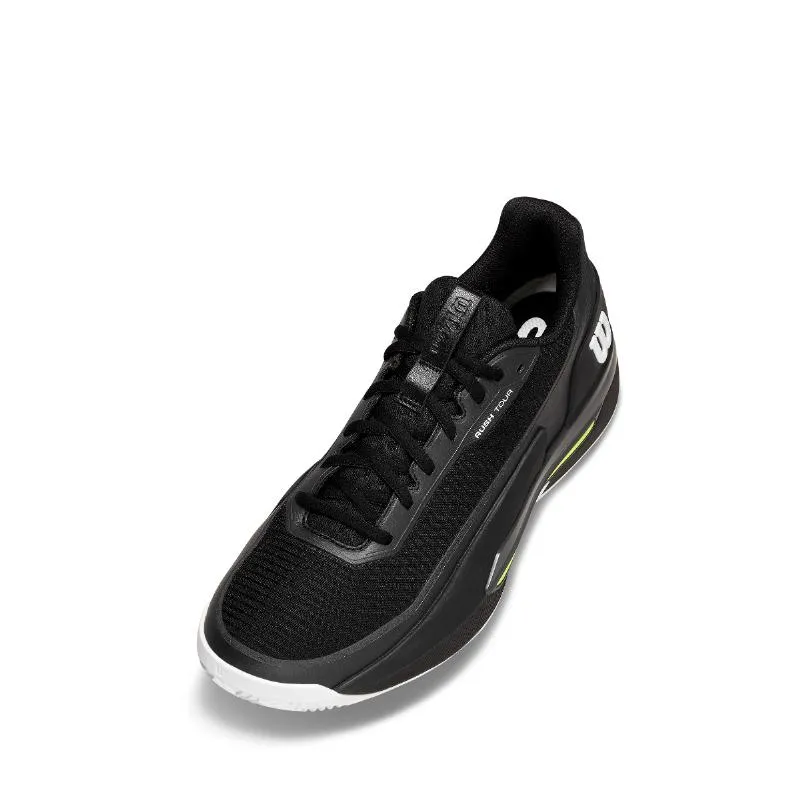 Tênis pretos de argila Wilson Rush Pro 5 Tour