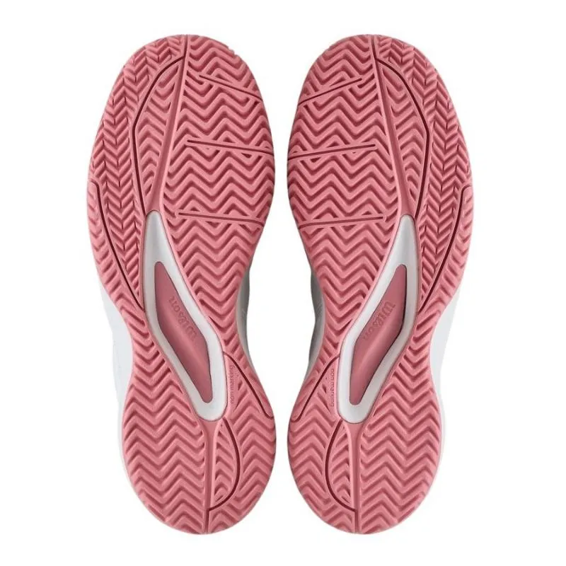 Tênis Júnior Wilson Rush Pro Ace Branco Rosa