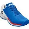 Tênis Wilson Rush Pro Ace Clay Azul Branco Vermelho