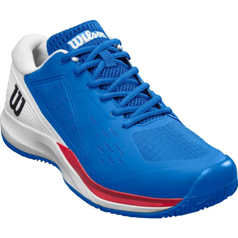 Tênis Wilson Rush Pro Ace Clay Azul Branco Vermelho